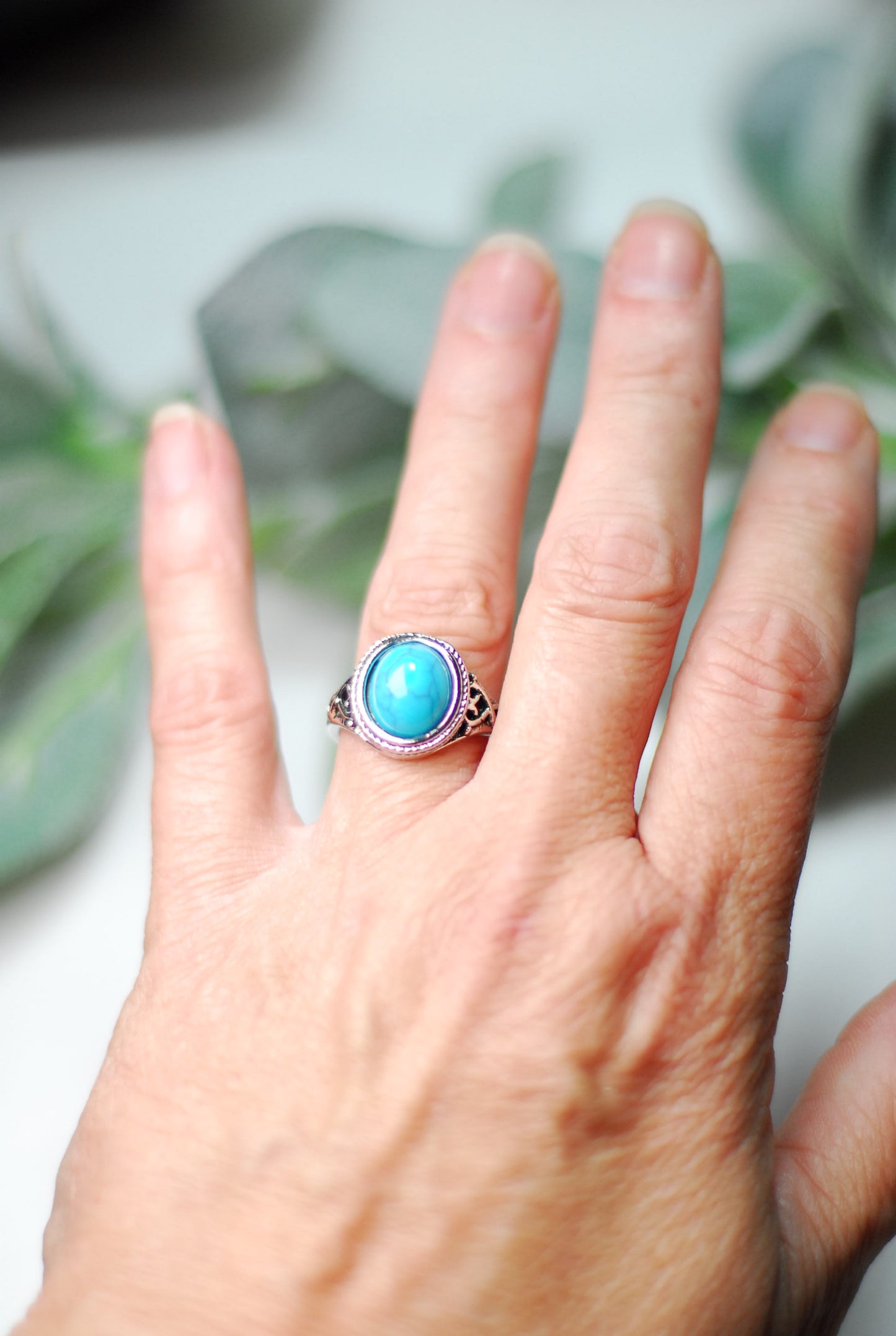 Dakota Turquoise Silver Ring