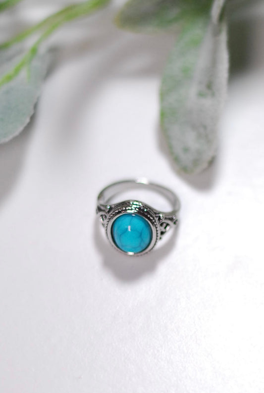 Dakota Turquoise Silver Ring