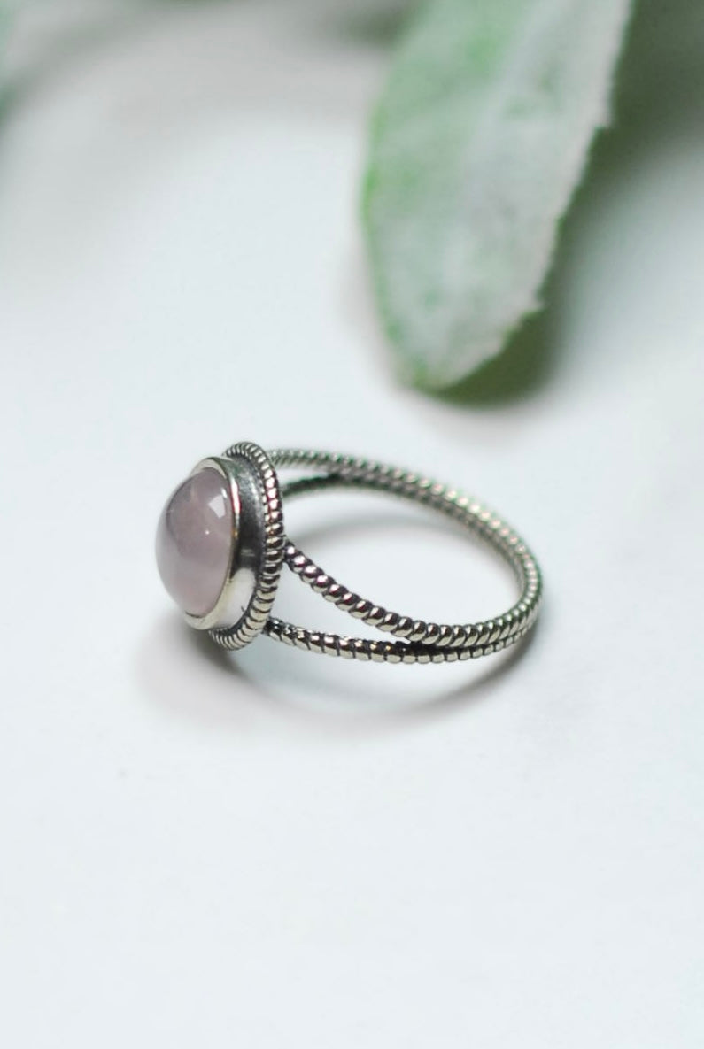 Olivia Pink and Silver Ring