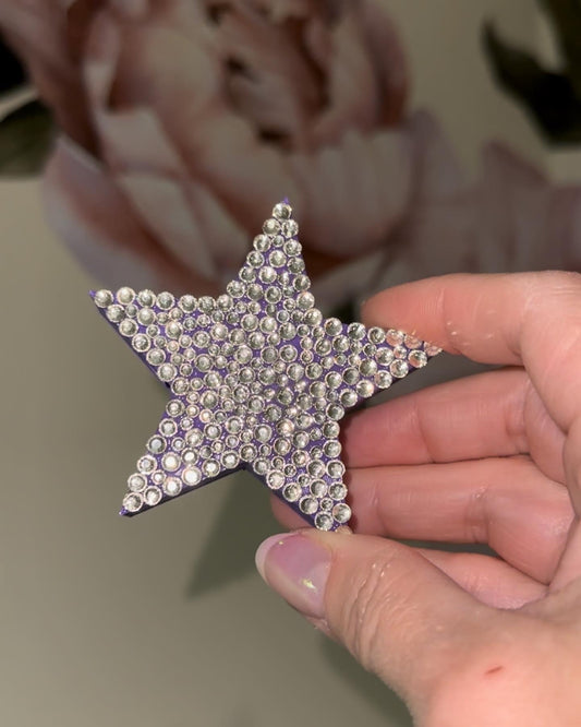 Purple Star Strawtopper - LARGE